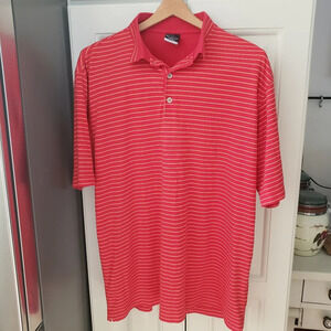 Nike Golf Dri-fit Striped Polo Shirt